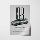 Skyline GT-R R34 Car Poster