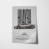 Huayra Car Poster