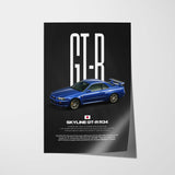 Skyline GT-R R34 Car Poster
