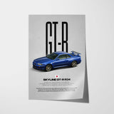 Skyline GT-R R34 Car Poster