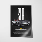 SLR McLaren Stirling Moss Car Poster