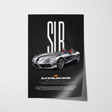 SLR McLaren Stirling Moss Car Poster