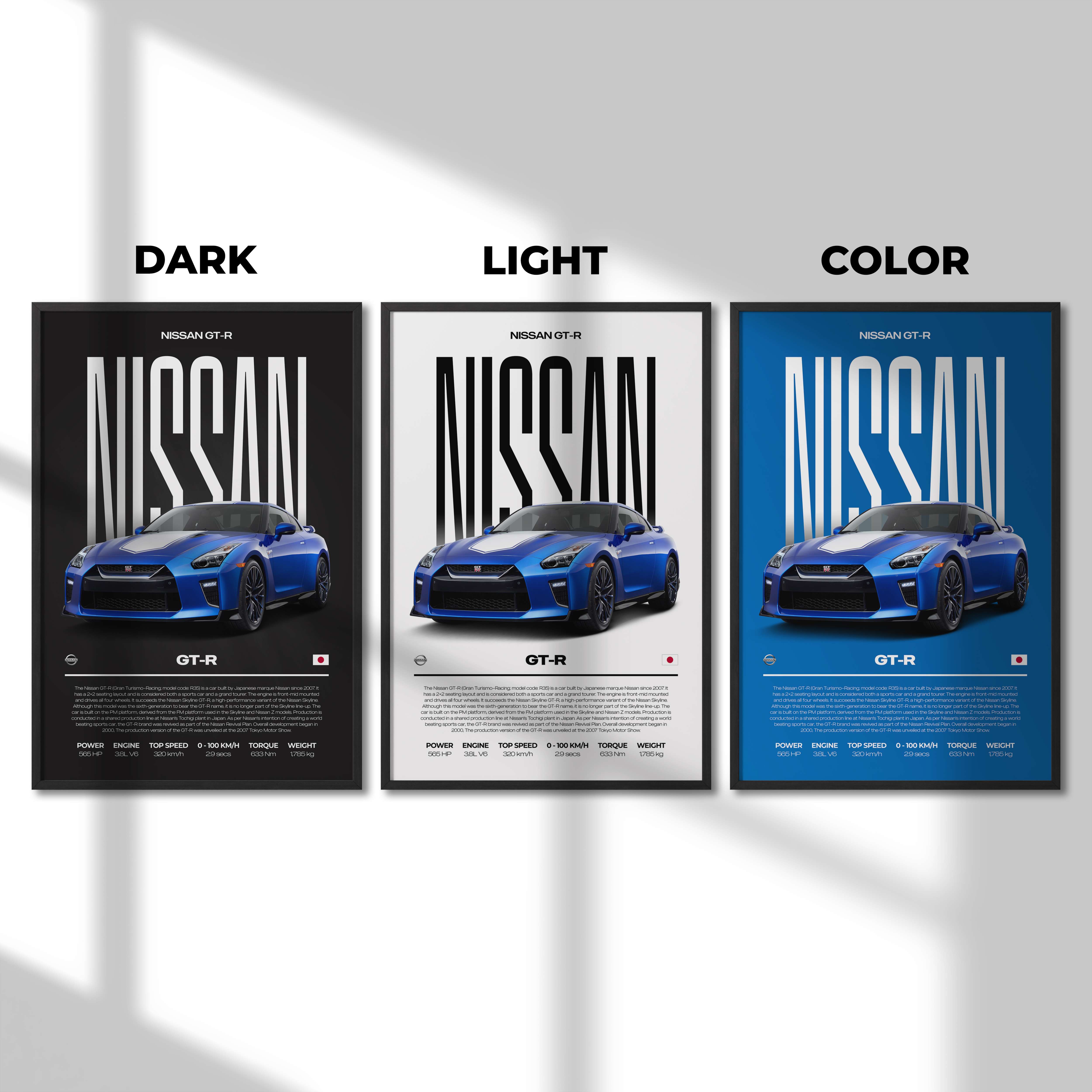 Nissan GT-R Poster