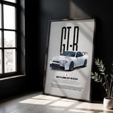 Skyline GT-R R34 Car Poster