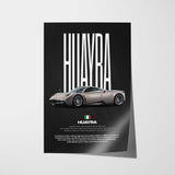 Huayra Car Poster