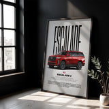 Escalade V Car Poster