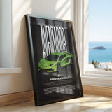Aventador SVJ Car Poster