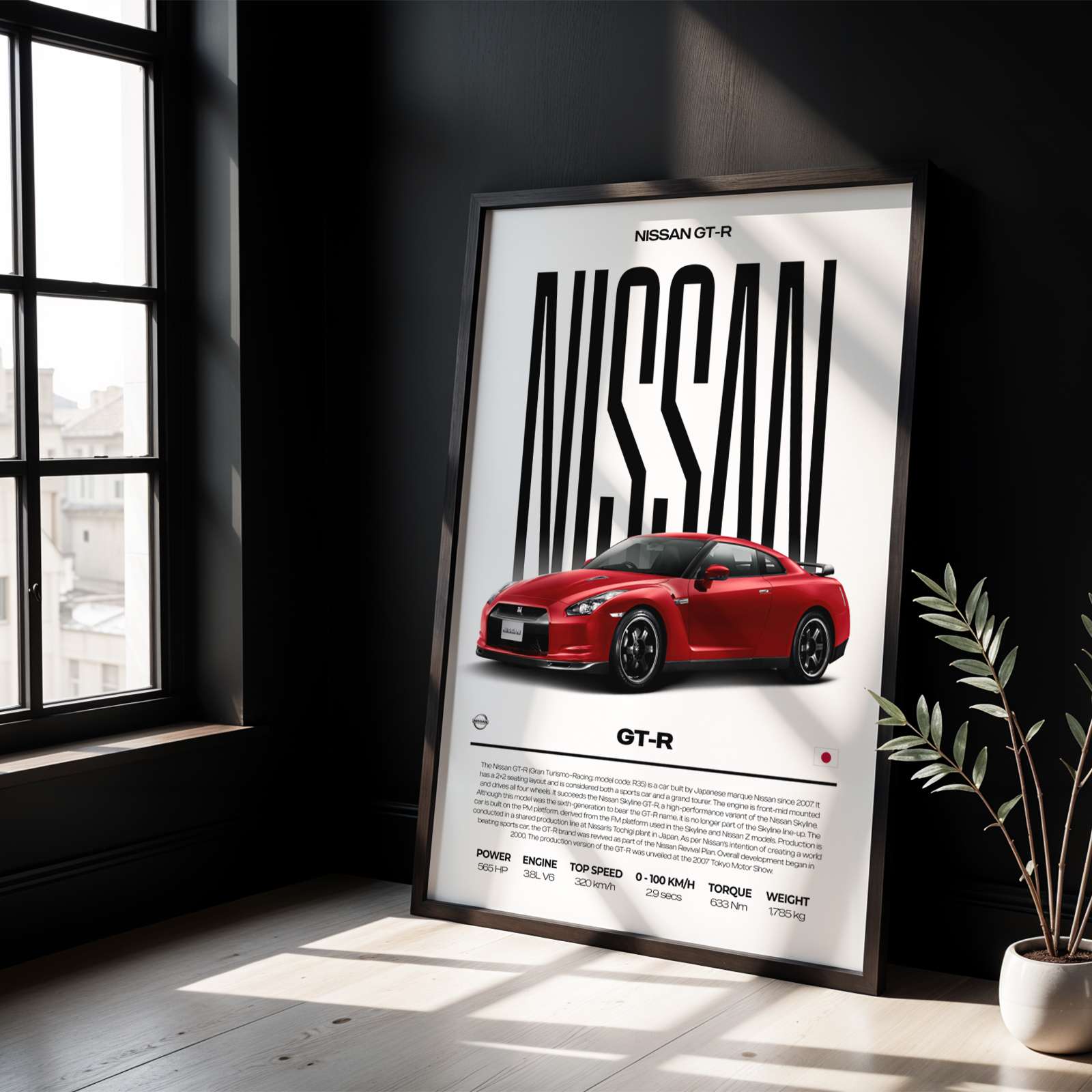 Nissan GT-R Poster