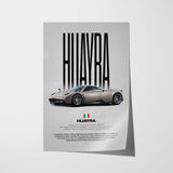 Huayra Car Poster