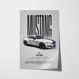 Mustang Shelby GT350 Car Poster