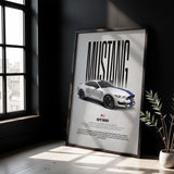 Mustang Shelby GT350 Car Poster