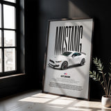 Mustang Shelby GT350R Car Poster