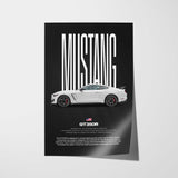 Mustang Shelby GT350R Car Poster