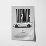 Mustang Shelby GT350R Car Poster