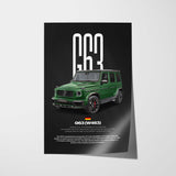 G63 W463 Car Poster