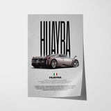 Huayra Car Poster