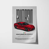 GranTurismo MC Stradale Car Poster