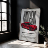GranTurismo MC Stradale Car Poster
