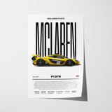 McLaren P1 GTR Poster