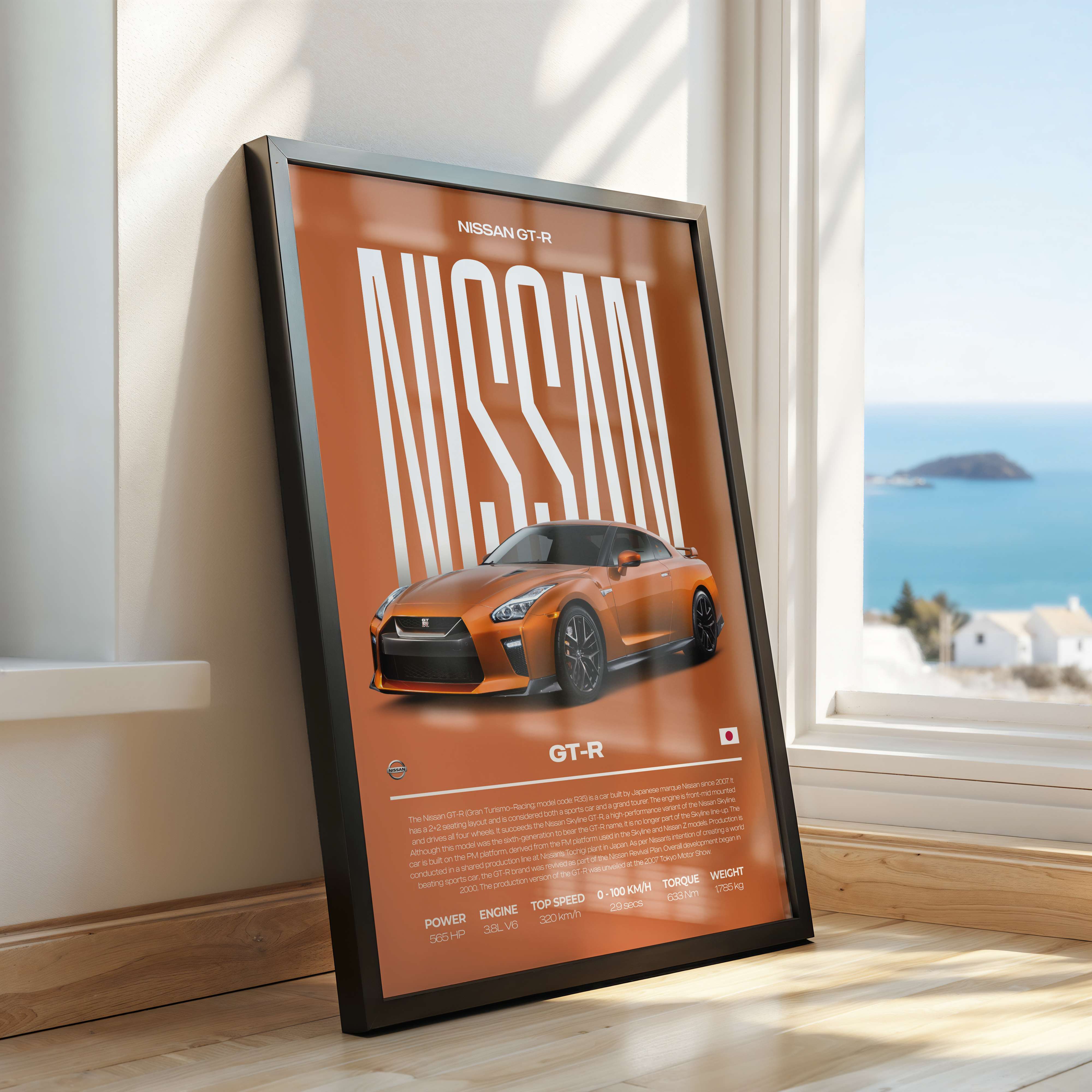 Nissan GT-R Poster