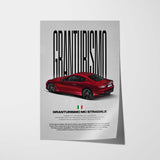 GranTurismo MC Stradale Car Poster