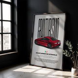 GranTurismo MC Stradale Car Poster