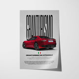GranTurismo MC Stradale Car Poster
