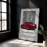 GranTurismo MC Stradale Car Poster
