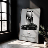 GT86 Car Poster
