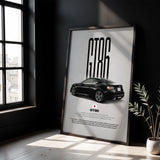 GT86 Car Poster
