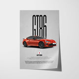 GT86 Car Poster