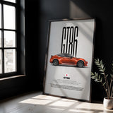 GT86 Car Poster