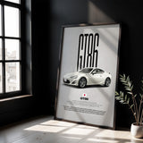 GT86 Car Poster