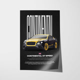 Continental GT Speed Car Poster