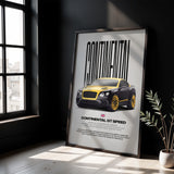 Continental GT Speed Car Poster
