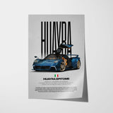 Huayra Epitome Car Poster