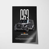 G63 W463 Car Poster