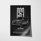 G63 W463 Car Poster