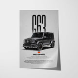 G63 W463 Car Poster