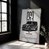 G63 W463 Car Poster