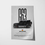 G63 W463 Car Poster