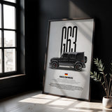 G63 W463 Car Poster