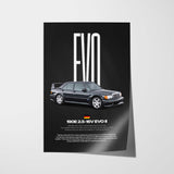 190E 2.5-16 Evolution II Car Poster