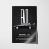 190E 2.5-16 Evolution II Car Poster