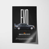 190E 2.5-16 Evolution II Car Poster
