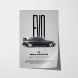 190E 2.5-16 Evolution II Car Poster