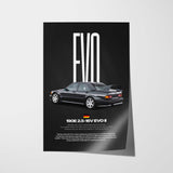 190E 2.5-16 Evolution II Car Poster