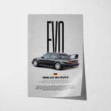 190E 2.5-16 Evolution II Car Poster