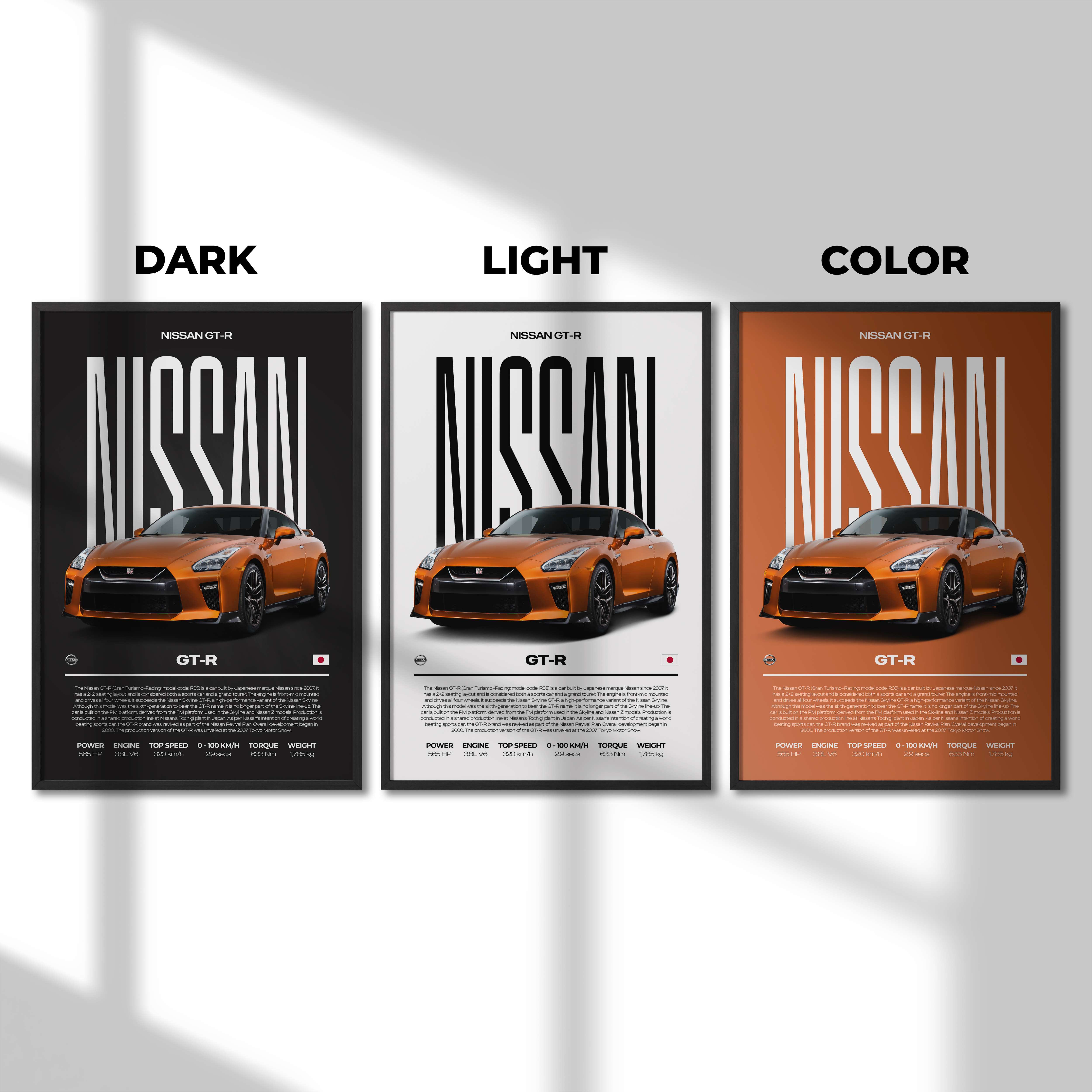 Nissan GT-R Poster