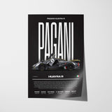 Pagani Huayra R Poster